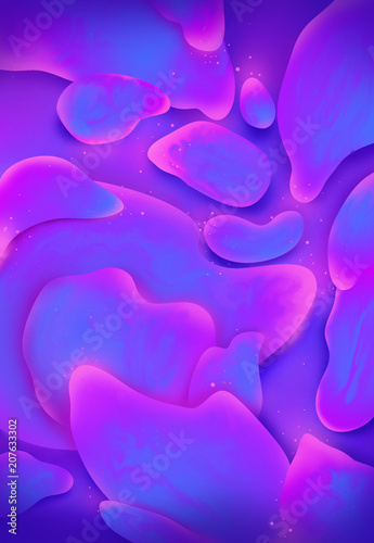 abstract light bright purple elements