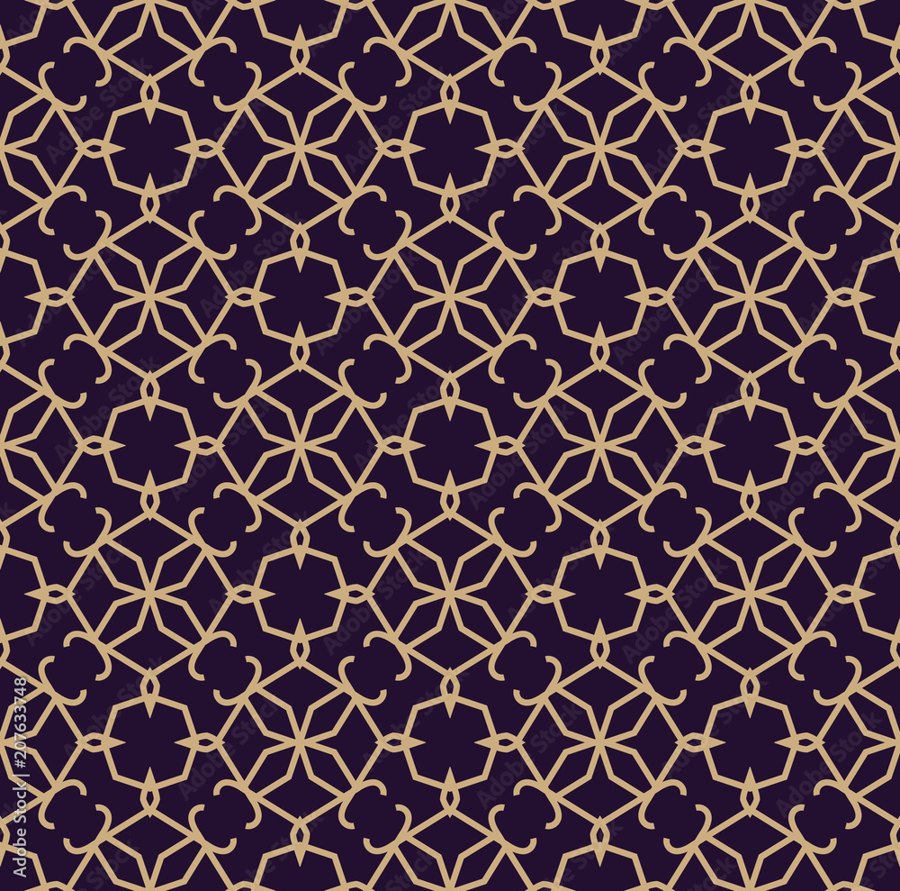 Vector seamless pattern. Modern stylish texture. Geometric linear ornament. Vector seamless pattern. Modern stylish texture. Geometric linear ornament.