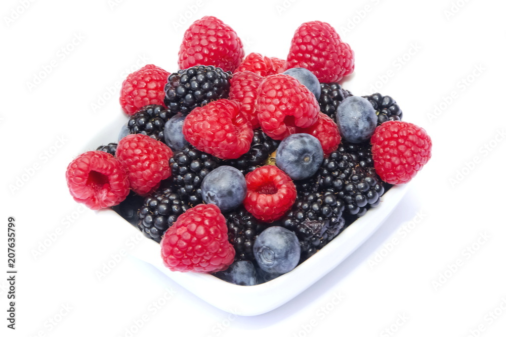 Lamponi, More, Mirtilli, Frutti di Bosco,Raspberries, Blackberries,  Blueberries, Berries Stock Photo | Adobe Stock