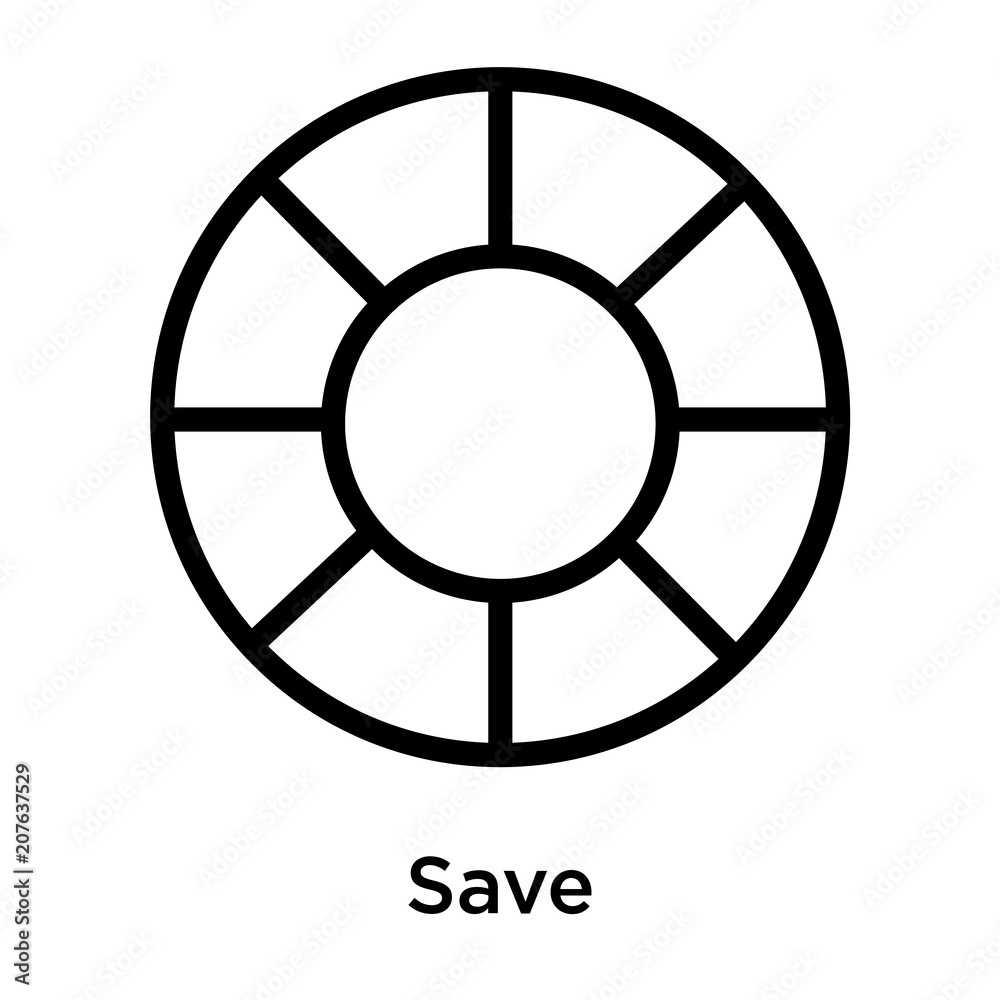 Save icon vector sign and symbol isolated on white background, Save logo concept Save icon vector sign and symbol isolated on white background, Save logo concept