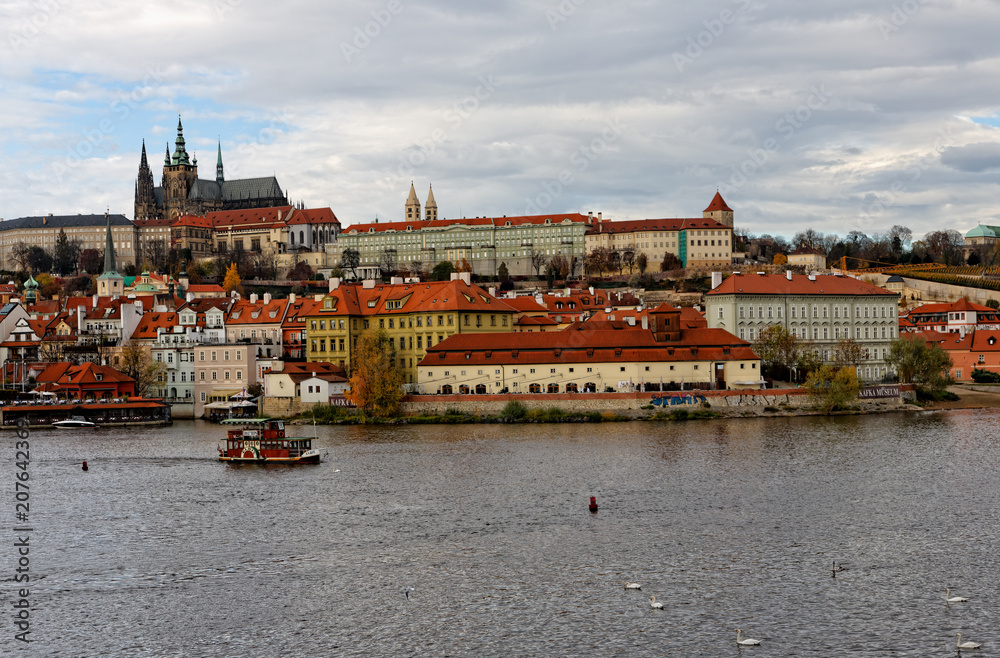 Obraz premium City view of Prague.