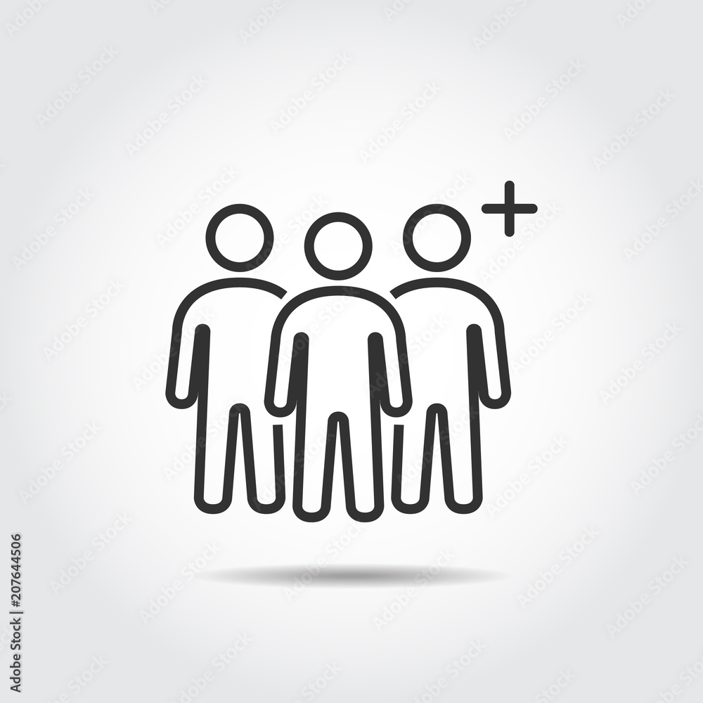 People Icons  Work Group Team Vector