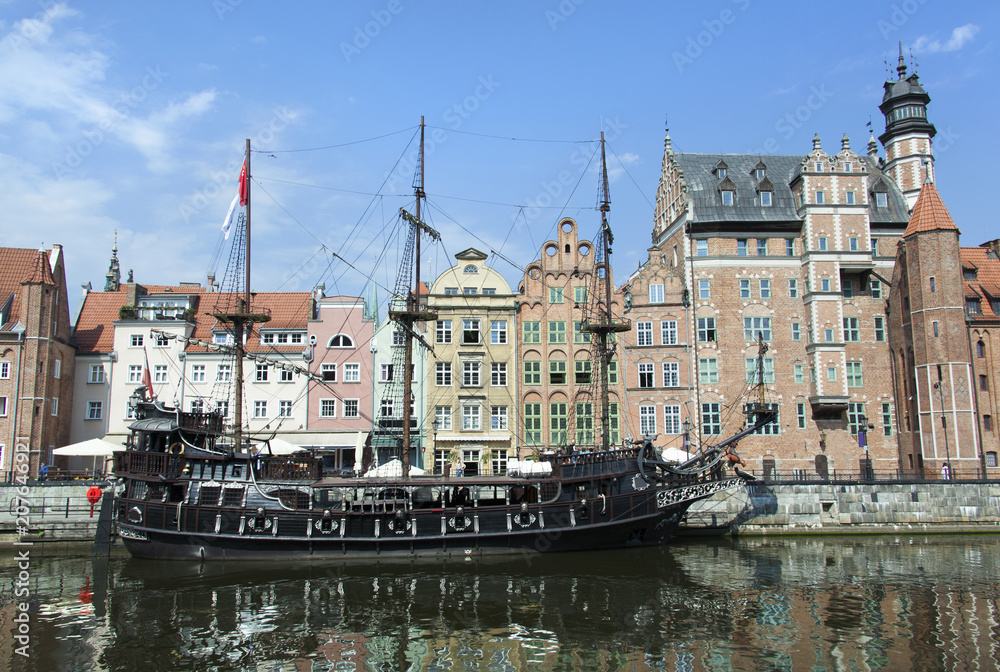 Gdansk Canal Ship