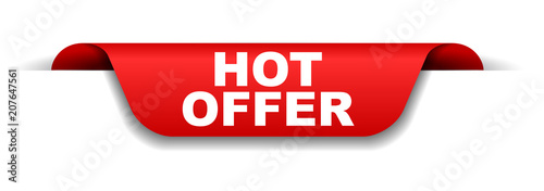 red banner hot offer