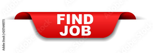red banner find job