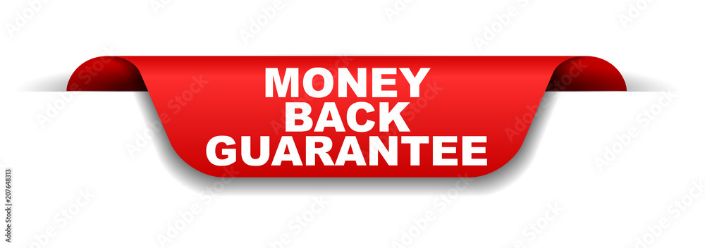 red banner money back guarantee red banner money back guarantee