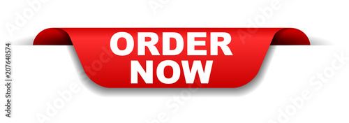 red banner order now