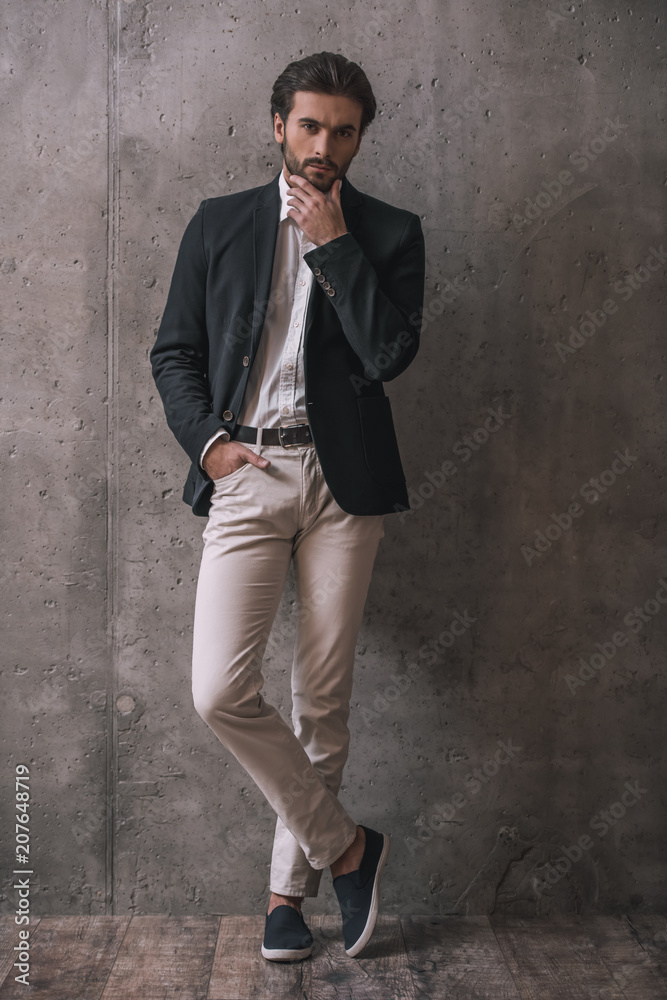 Handsome confident businessman Handsome confident businessman