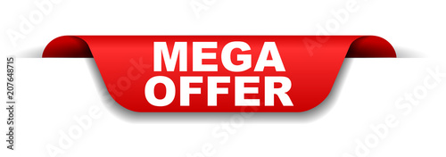 red banner mega offer