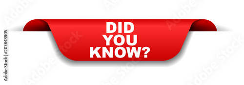 red banner did you know