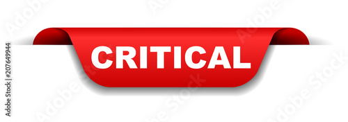 red banner critical