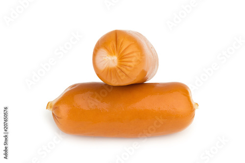 Bilde på lerret sausage small isolated on white background