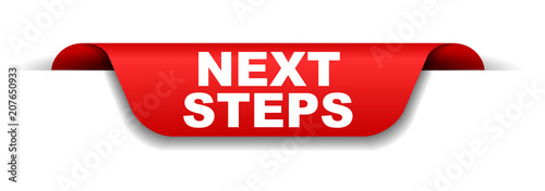 red banner next steps