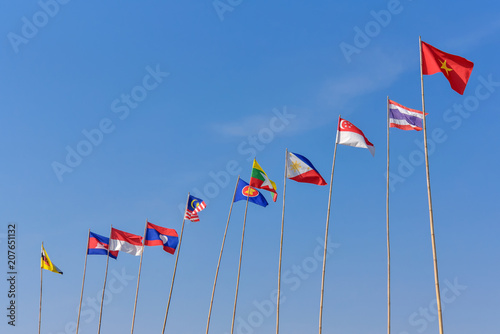 Asian National flag.