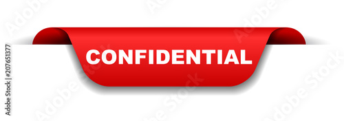 red banner confidential
