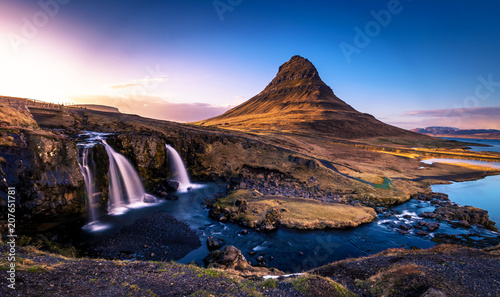 Snaefellsjoekull  - May 02  2018  Kirkufjell mountain in Snaefellsjoekull national park  Iceland