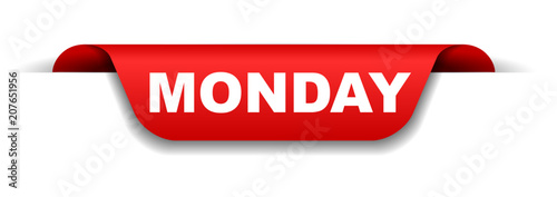 red banner monday