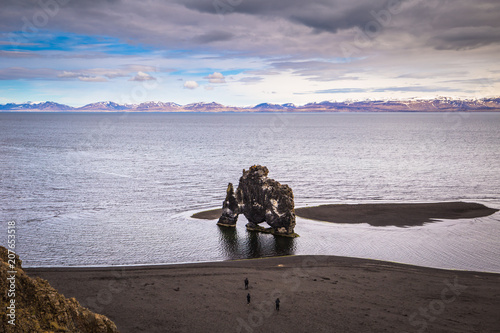 Foto Hvitserkur - May 08, 2018: Landscape of Hvitserkur, Iceland