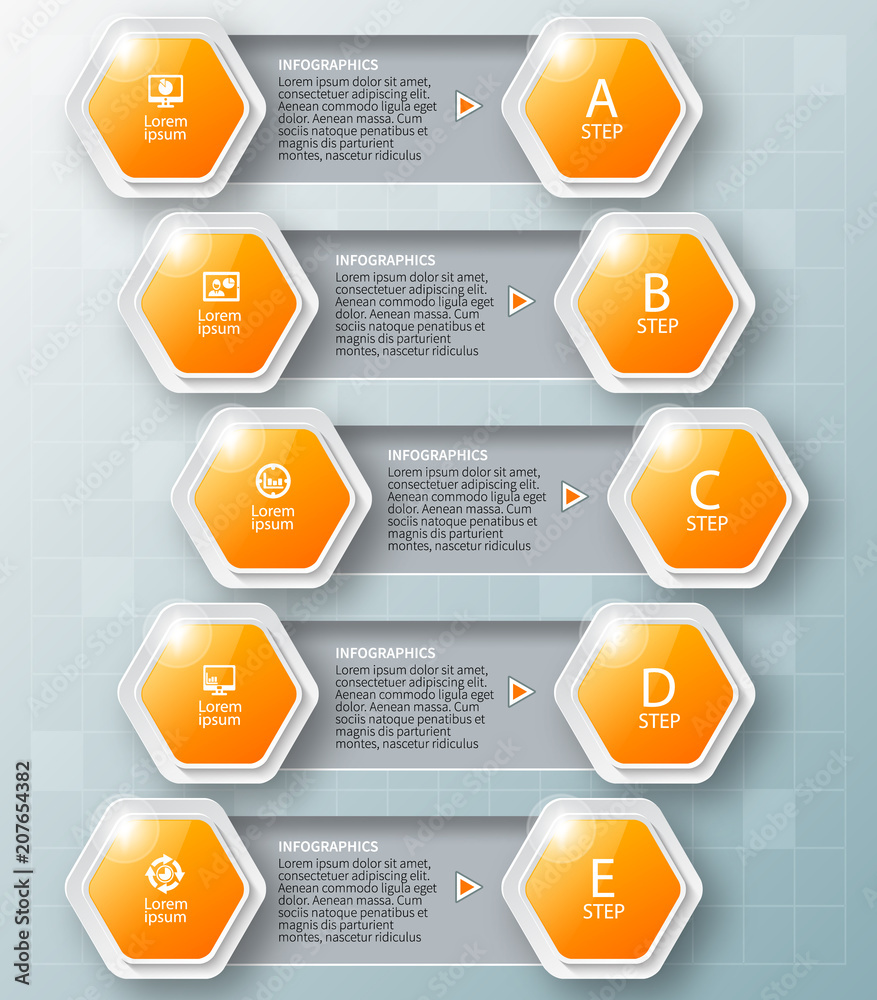 Abstract 3D Paper Infographics Abstract 3D Paper Infographics