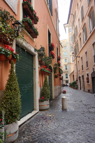 Fototapeta Naklejka Na Ścianę i Meble -   A street in Rome, Italy