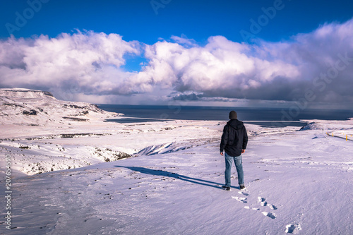 Icelandic landscape - May 03, 2018: Wilderness of Iceland photo