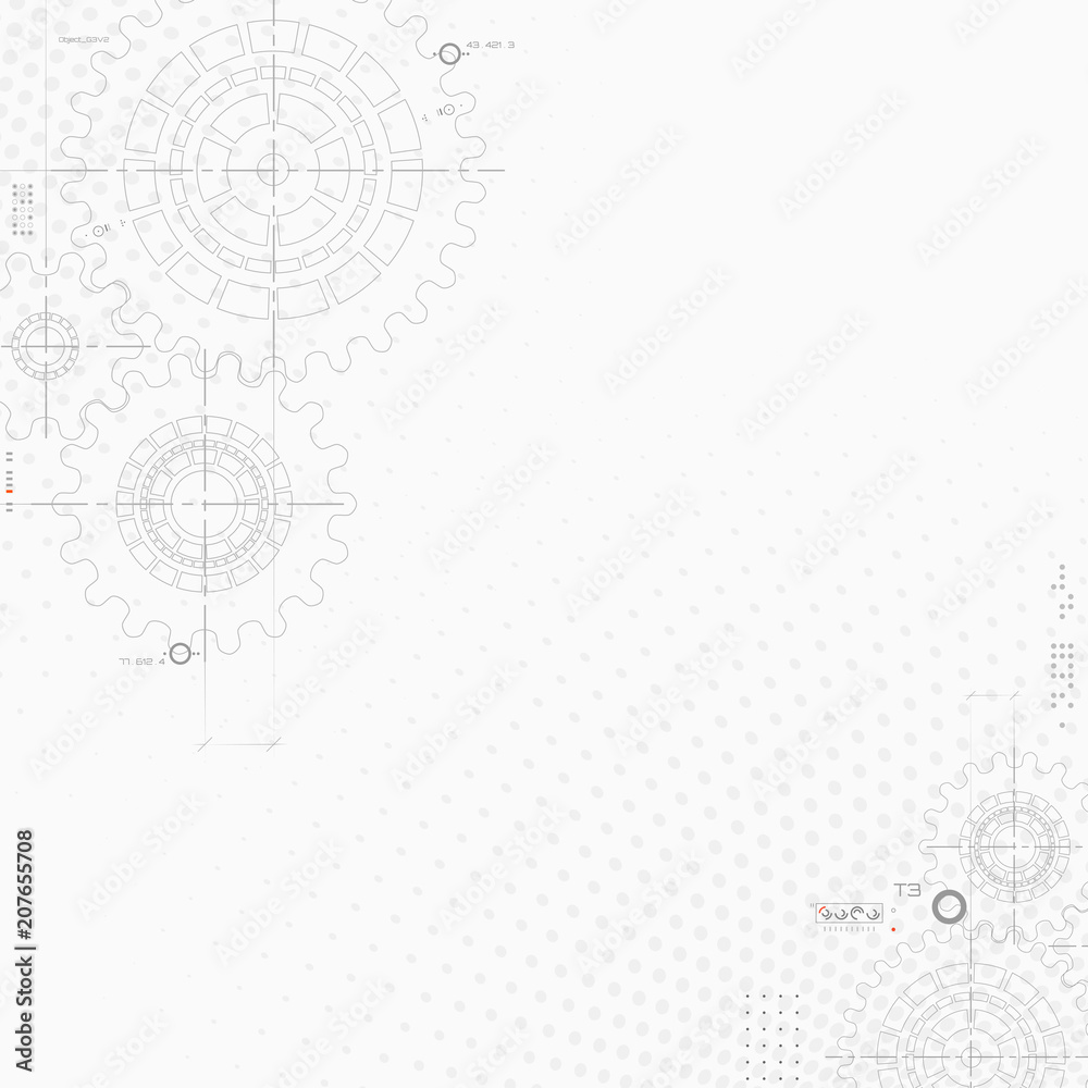 Abstract technology background Vector illustration.