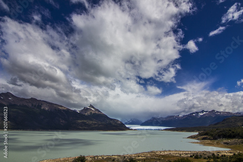 Perito Moreno glacier, one of the hundreds of glaciers coming from the South Ice Field in Patagonia, Argentina