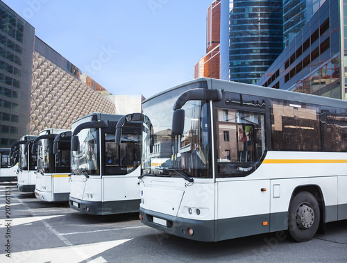 tourist buses at the bus station