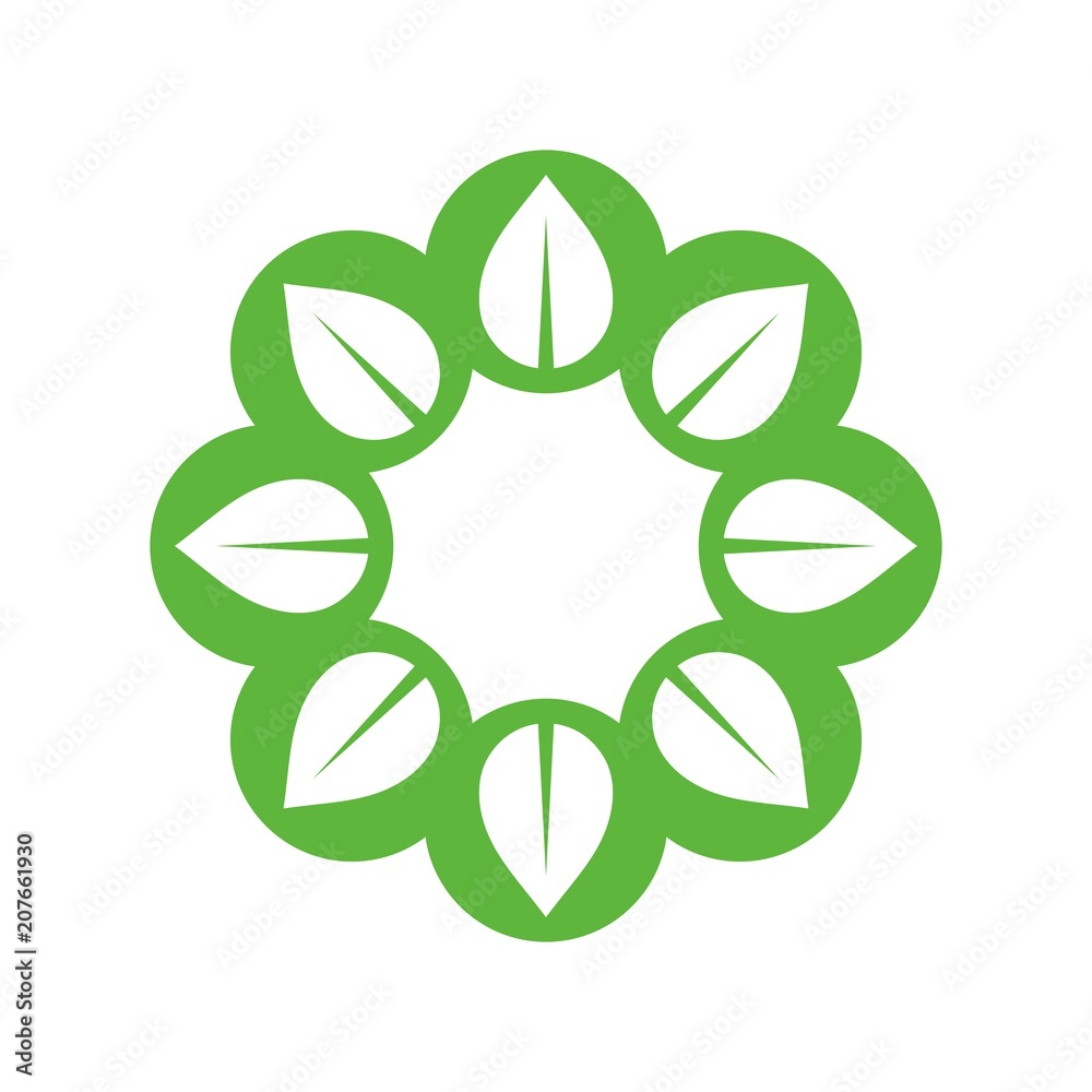 leaf logo. Nature icon. ecology symbol. vector eps 08. leaf logo. Nature icon. ecology symbol. vector eps 08.
