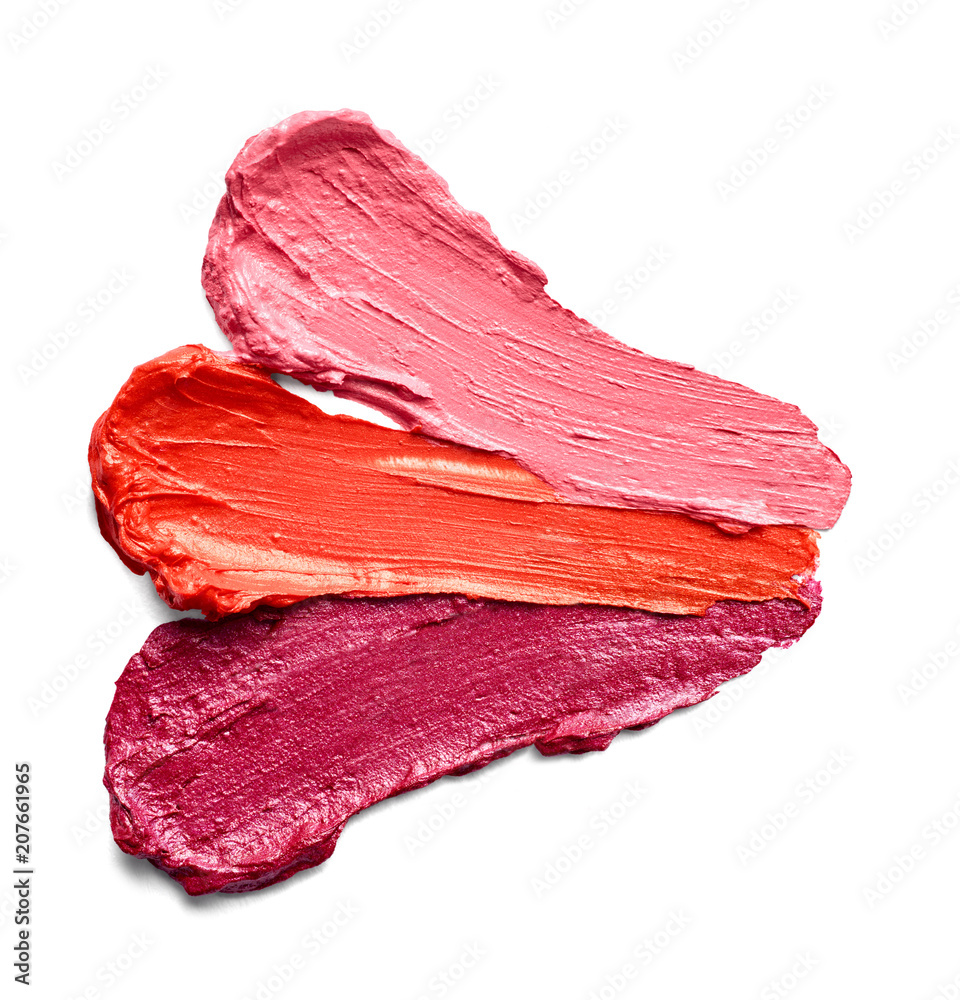 Fototapeta premium lipstick paint color makeup beauty sample