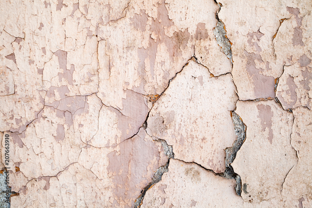 Grunge metal wall with peeling paint layers Grunge metal wall with peeling paint layers