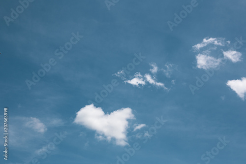 Blue sky background with clouds, background sky.
