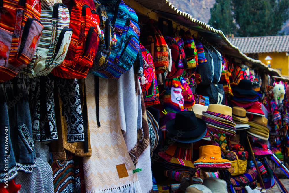 Peruvian Market in the Sacred Valley