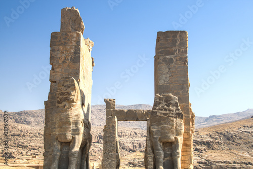 The ancient city Persepolis near Shiraz, Iran.