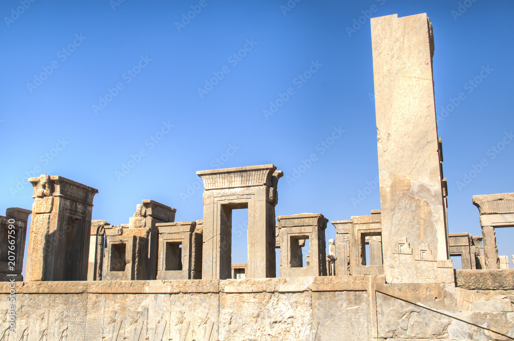 The ancient city Persepolis near Shiraz, Iran.