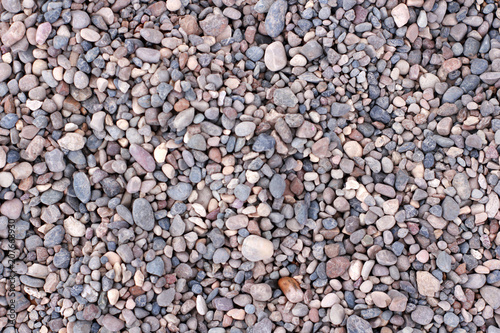 gray background, small stones, a lot of small pebbles