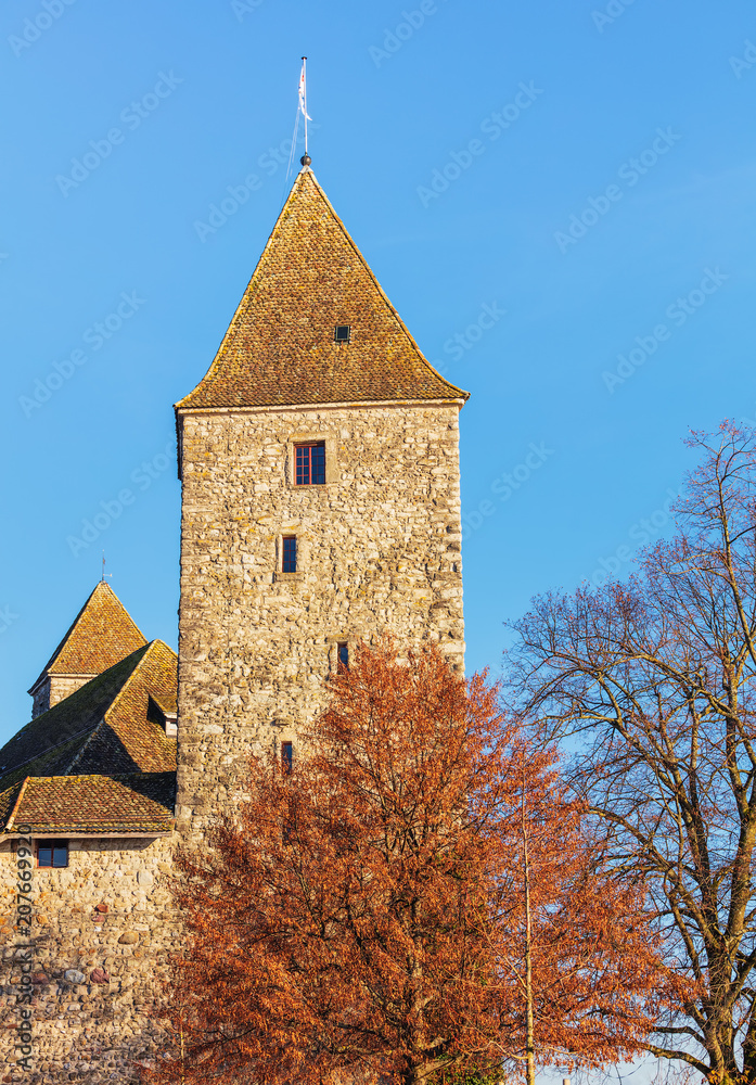 Tower of Rapperswil Castle in Switzerland