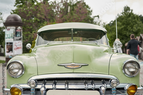 Photography beautiful retro car