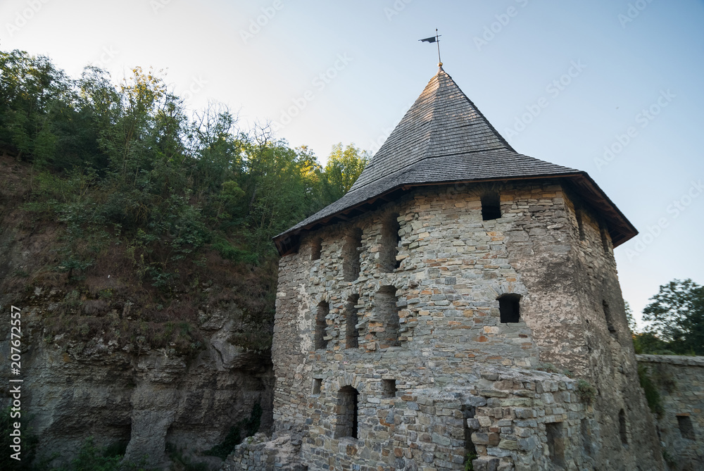 Fototapeta premium Old fortress in the ancient city of Kamenets-Podolsk, Ukraine.