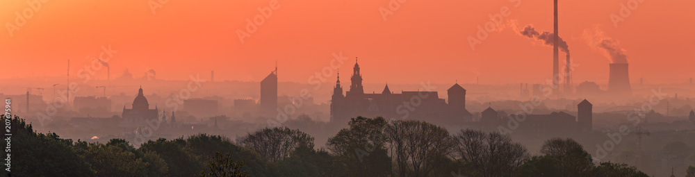 Krakow Old Town in early morning