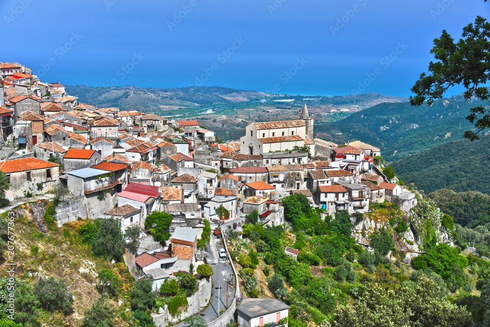 The village of Staiti in the Province of Reggio Calabria, Italy