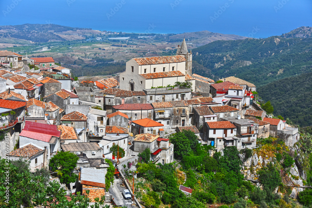 The village of Staiti in the Province of Reggio Calabria, Italy