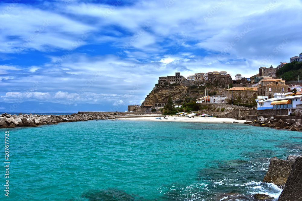 The city of Pizzo Calabro, Calabria, Italy