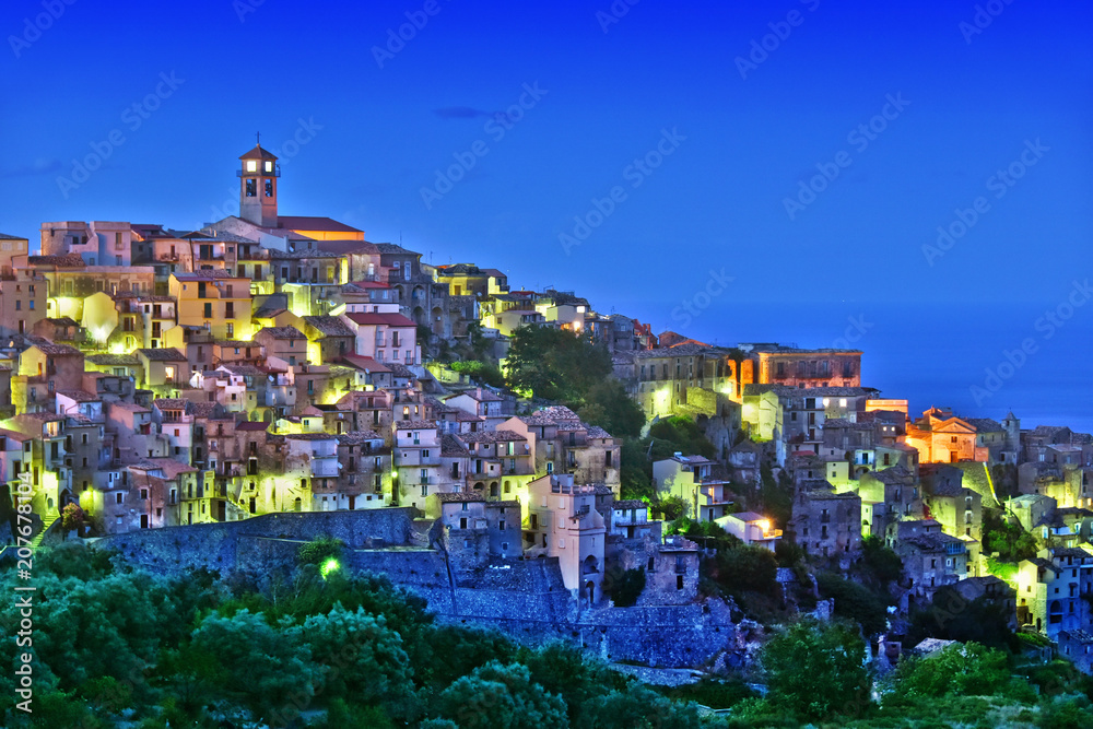 The village of Badolato in the Province of Catanzaro, Italy