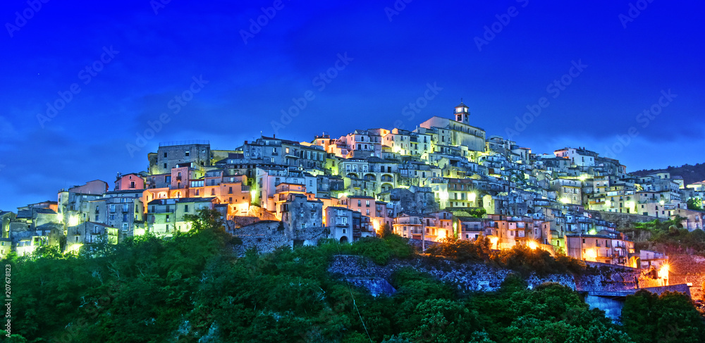 The village of Badolato, Calabria, Italy