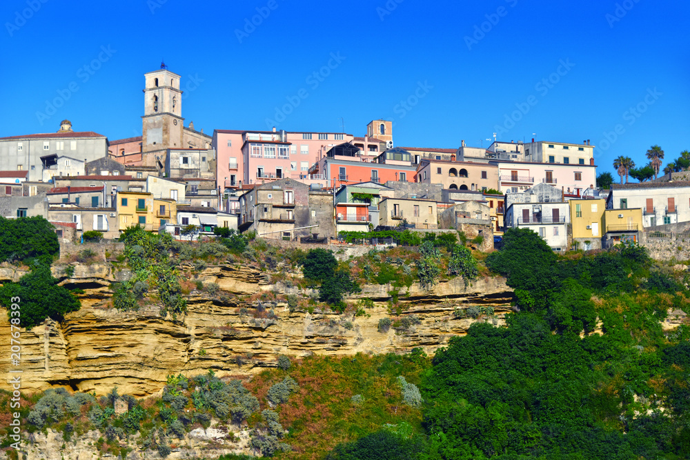 The town of Santa Severina in the Province of Croton, Italy