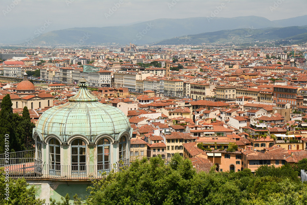Beautiful view of florence
