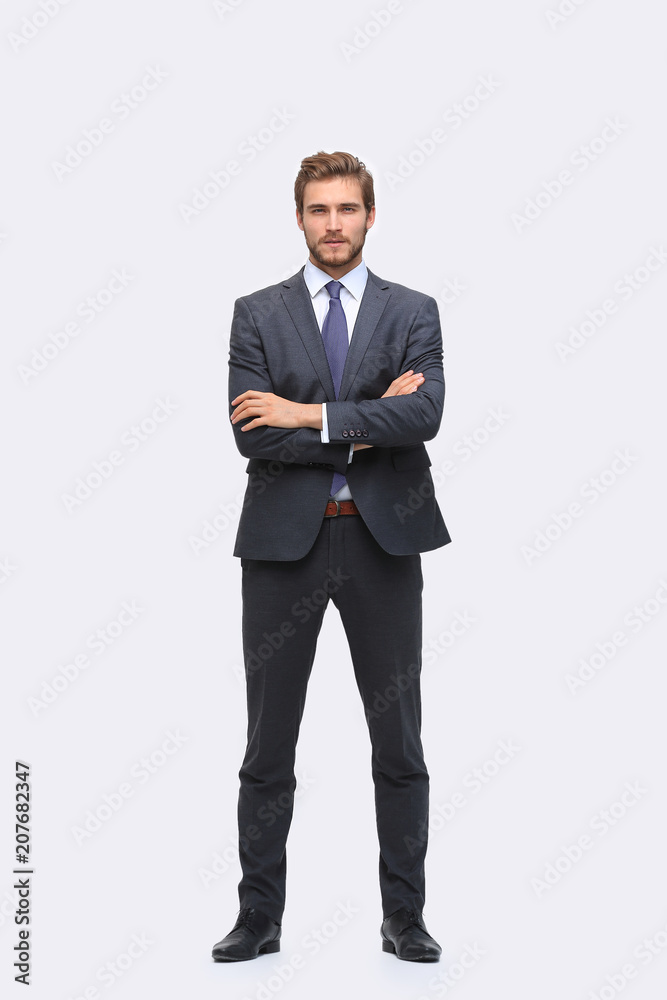portrait of a successful businessman.isolated on white portrait of a successful businessman.isolated on white