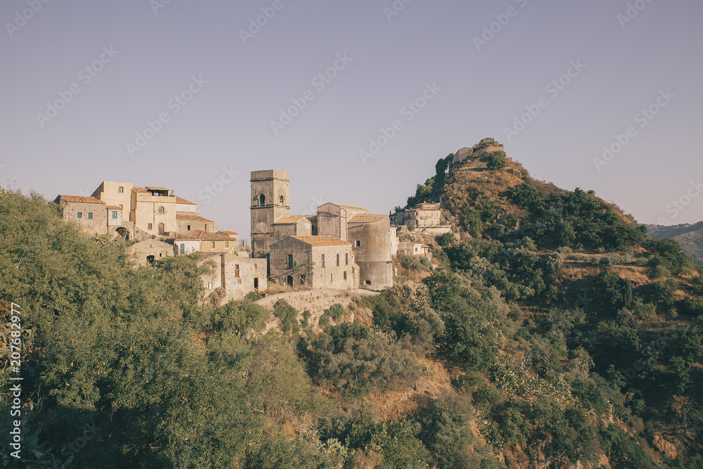 Typical italian village landscape