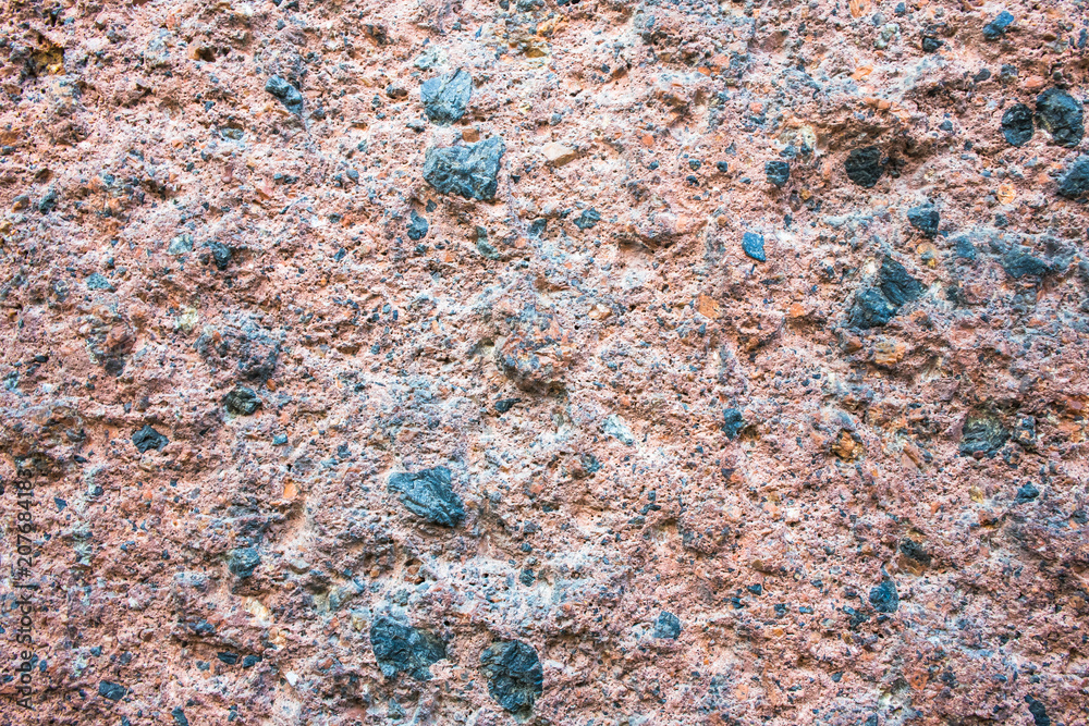 Rough durable textured stucco wall coating. Abstract patchy background.